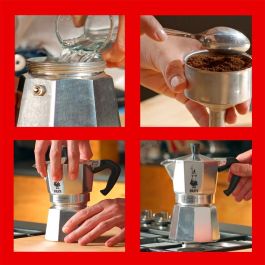 Bialetti Moka Express Cafetera Italiana de Aluminio 3 Tazas