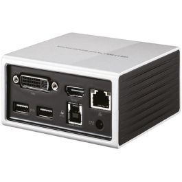 Club3D Docking Station USB 3.2 Gen 1 Mini 4K UHD HDMI DVI 4xUSB 3.0 LAN Plata para PC/Portátil
