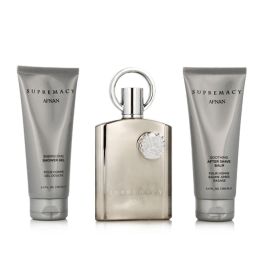 Afnan Supremacy eau de parfum 100 ml + balsamo after shave 100 ml + gel de baño 100 ml Afnan Supremacy eau de parfum 100 ml + balsamo after shave 100 ml + gel de baño 100 ml