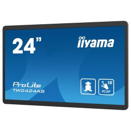 Iiyama TW2424AS-B1 Pantalla Panel PC 24" Negra Android 12 Táctil IPS 1920x1080 10 Puntos Touch