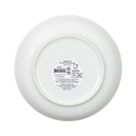 Home Deco Factory Plato Hondo Lounge Con Ribete Dorado 21cm