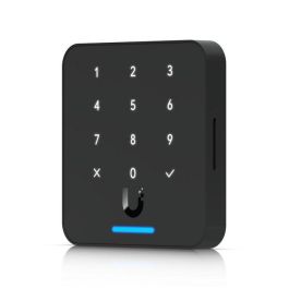 Ubiquiti Lector de Tarjetas NFC con Teclado, PoE, Apple Touch Pass, BLE 4.1, 1x 10/100 MbE, IP55, Negro