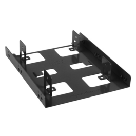 Sharkoon BayExtension Adaptador de Montaje Metálico para PC, Bahía 3.5'' a 2x 2.5'' HDD/SSD, Compatible Bloqueo Rápido, Negro Precio: 7.49999987. SKU: S5601670