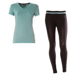 Mallas Deportivas de Mujer Freddy WRUPS7D1 M Gris/Morado