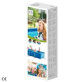 Piscina rectangular desmontable metal frame (capacidad 7.127 litros) 450x220x84cm Piscina rectangular desmontable metal frame (capacidad 7.127 litros) 450x220x84cm