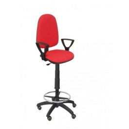 Taburete Piqueras Y Crespo Ayna Brazos Fijos Ergonomico Mecanismo De Contacto Permanente Regulable En Altura Y Aro Reposapies Ruedas De Parquet Asiento Y Respaldo Tapizados Bali Rojo Precio: 226.50000043. SKU: S5702404