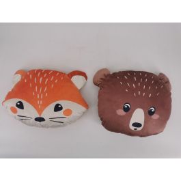 DKD Home Decor Cojin Kids Animales del Bosque Naranja Marron Poliester 12 x 28 x 39 cm (6 Unidades) Precio: 28.78999948. SKU: B1F5HC5ZZS