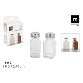Anna Set-2 Salero Y Pimentero 4,4 cm Ancho x 13 cm Alto x 8,5 cm Largo (24 Unidades) Precio: 14.9900003. SKU: S2204499
