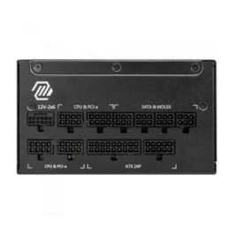 FUENTE ALIMENTACION MSI MAG A1250GL PCIE5,PSU,1250W,80 PLUS GOLD,MODULAR,135MM,ACTIVE PFC,PCI-E 5.1 (16 pin)x1,PCI-E (6+2 pin)x4,SATA (15 pin)x12 FUENTE ALIMENTACION MSI MAG A1250GL PCIE5,PSU,1250W,80 PLUS GOLD,MODULAR,135MM,ACTIVE PFC,PCI-E 5.1 (16 pin)x1,PCI-E (6+2 pin)x4,SATA (15 pin)x12