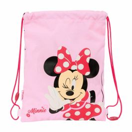 Bolsa Mochila con Cuerdas Minnie Mouse Naive Rosa 26 x 34 x 1 cm Precio: 7.49999987. SKU: B1HDG89LHW