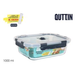 Fiambrera rectangular con tapa Quttin 21x16.1 cm, 1L (6 Unidades) Precio: 26.59000047. SKU: B1E82YLLTF