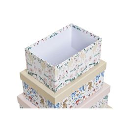 Caja Moderno DKD Home Decor Multicolor Amarillo 33.5 x 15.5 x 43.5 cm Set de 10 Caja Moderno DKD Home Decor Multicolor Amarillo 33.5 x 15.5 x 43.5 cm Set de 10