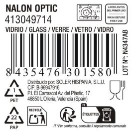 Vaso Nalon Optic 400 cc - La Mediterranea (36 Unidades) Vaso Nalon Optic 400 cc - La Mediterranea (36 Unidades)