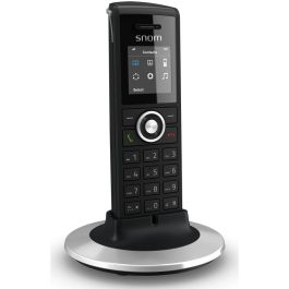 Snom M25 Teléfono Inalámbrico DECT, Negro, Pantalla TFT 1.44", 128 x 128, Batería AAA, 7h Conversación, 75h Reposo