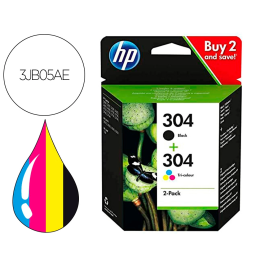 HP DeskJet 3720 Combo Pack 2 Negro y Color Nº304 Precio: 33.7900002. SKU: S7802438