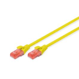 Digitus Cable de Red Patch Cord CAT 6 U-UTP Cobre LSZH AWG 26/7, 0.50 m, Amarillo, 250 MHz, con bota moldeada y protección de lengüeta Precio: 1.49999949. SKU: B19FZQSP46