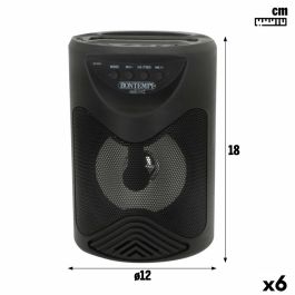 Altavoz con Micrófono Karaoke Bontempi 6 Unidades Altavoz con Micrófono Karaoke Bontempi 6 Unidades