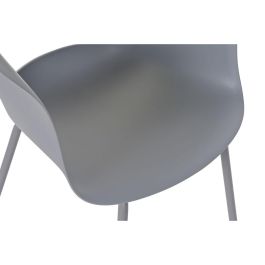 Silla Scandi DKD Home Decor Gris Claro 54 x 80 x 56 cm