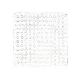 Esterilla para fregadero cuadrada 28x28 cm transparente - Kinvara (24 Unidades) Esterilla para fregadero cuadrada 28x28 cm transparente - Kinvara (24 Unidades)