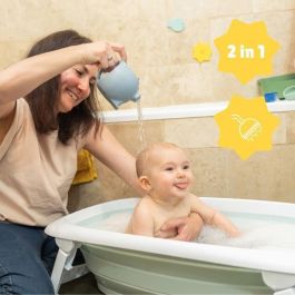 Badabulle BAD3661276189287 Regadera de Silicona - Juguete Multifunción para Baño, Playa y Aire Libre Infantil