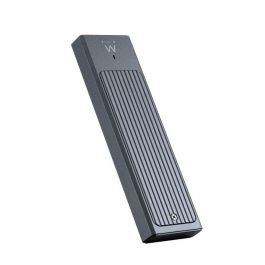 Ewent Caja Disco Duro Ew7022 M.2 NVMe/PCIe, USB-C 3.2 Gen2, Compatible con UASP, Incluye Cable USB-C y USB-A, Compacta y Ligera