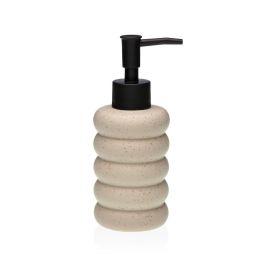 Dispensador de Jabón Versa Beige Cerámica Bambú