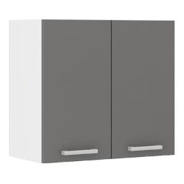Ultra Mueble de cocina alto Gris, 2 puertas, 1 estante, 60x31x55 cm, melamina 16mm, alta calidad, europeo
