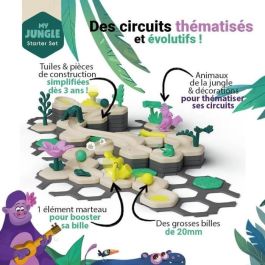 Ravensburger RAV4005556274994 Gravitrax Junior Starter Set My Jungle 97 piezas Circuito de canicas Juego de construcción creativo para 3+ años