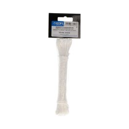 Edm Cordón trenzado polipropileno riel r.81, 3 mm x 6 m para cortinas/visillos, resistencia 125 kg
