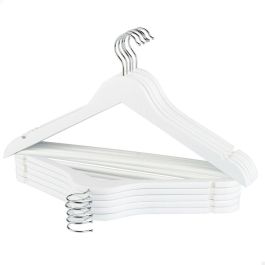 Juego de Perchas Max Home Blanco Madera Acero 44,5 x 23 x 1 cm 10 Piezas (6 Unidades) Juego de Perchas Max Home Blanco Madera Acero 44,5 x 23 x 1 cm 10 Piezas (6 Unidades)