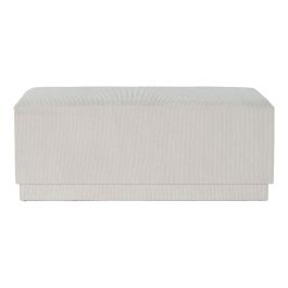 DKD Home Decor Descalzadora Urban Beige para Dormitorio o Recibidor, Poliéster y MDF, 100 cm Ancho x 40 cm Largo, Asiento 40 cm Alto DKD Home Decor Descalzadora Urban Beige para Dormitorio o Recibidor, Poliéster y MDF, 100 cm Ancho x 40 cm Largo, Asiento 40 cm Alto