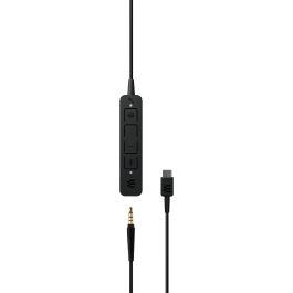 EPOS Adapt 165T USB-C Auriculares Binaurales para Oficina/Centro de Llamadas, USB Tipo C, Alámbrico, Negro