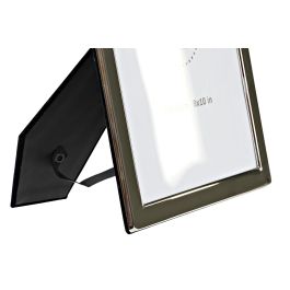 DKD Home Decor Marco de Fotos Tradicional Plateado 20x25 cm Metal y Cristal