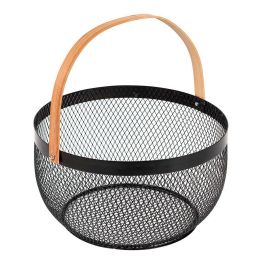 5Five Noir kitchen Cesta de malla retro Ø29 cm Negra Metal Precio: 12.50000059. SKU: S7909980