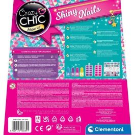 Clementoni 18689 Kit de Nail Art Fosforescente | Uñas que Brillan en la Oscuridad con Barnices, Adornos Transfer y Pegatinas Clementoni 18689 Kit de Nail Art Fosforescente | Uñas que Brillan en la Oscuridad con Barnices, Adornos Transfer y Pegatinas