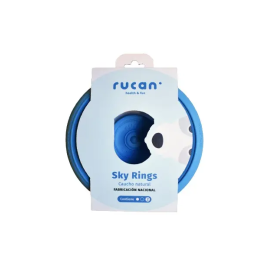 Rucan Sky Rings Azul Grande - Juguetes para Perros de Caucho Natural, Disco y Aros Grandes Precio: 13.59000005. SKU: B186YPXFH3