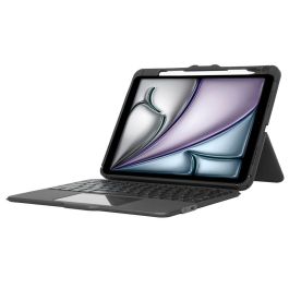 Targus Funda con Teclado VersaVu QWERTY Español Trackpad Bluetooth Retroiluminado para iPad 10.9"-11" Protección 1.2m Negro