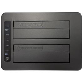 LC-Power LC-DOCK-C-MULTI-HUB Docking Station M.2 HDD/SSD SATA 2.5/3.5" USB-C con Lector de Tarjetas SD/MicroSD Negro