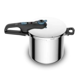 Tefal Olla a Presión Secure Trendy P2584401 Ø25cm 8L Acero Inoxidable Apta para Inducción