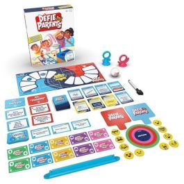 Spinmaster SPI6074063 Desafía a tus padres - Juego de mesa familiar, a partir de 6 años