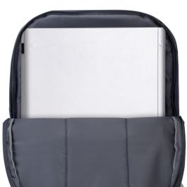 Rivacase 7567 Mochila Portátil 17.3 Pulgadas Prater - Protección Antirrobo, Carga USB, Gris Oscuro