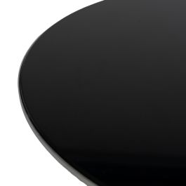 Mesita Blanco y Negro Metal Decoración 50 X 50 X 55 cm