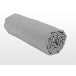Home Linge Passion HP71765 Sábana Bajera Ajustable 140 x 190 cm + 30 cm Capó Microfibra Gris Claro