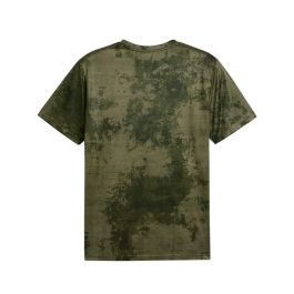 Camiseta Deportiva de Manga Corta Puma Essentialsentials Aop Verde XL