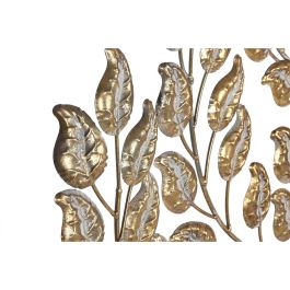 DKD Home Decor Decoración de Pared Cottage Dorado Metal 120 x 1.5 x 121 cm
