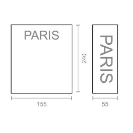 Micel Libro seguridad París cfc08 con caja de seguridad, apertura con llave, acero acabado gris Micel Libro seguridad París cfc08 con caja de seguridad, apertura con llave, acero acabado gris