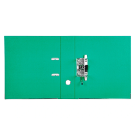 Liderpapel Documenta Archivador de Palanca A4 Verde con Rado y Compresor Metálico Lomo 75mm