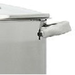 Menastyl 4615455 MEN1716509299664 Olla con tapa de acero inoxidable 9 litros para todo tipo de fuegos, incluida inducción