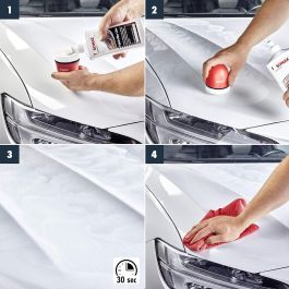 Sonax SX02960000 Pulimento + Cera Blanca 500 mL para Coches Blancos, Limpia y Devuelve Brillo