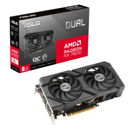 ASUS Tarjeta Gráfica Radeon RX 7600 RX7600-O8G-EVO 8 GB GDDR6